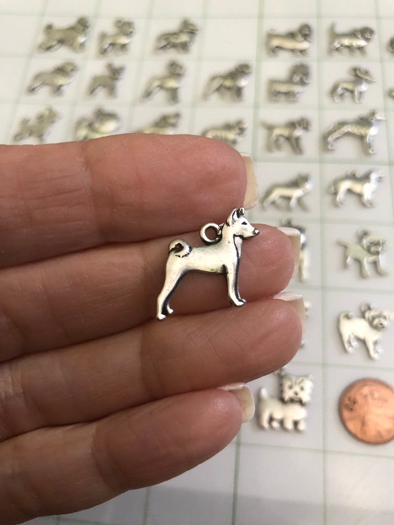 Basenji Dog Necklace Dog Breed Jewelry Gift for Dog Lover Etsy
