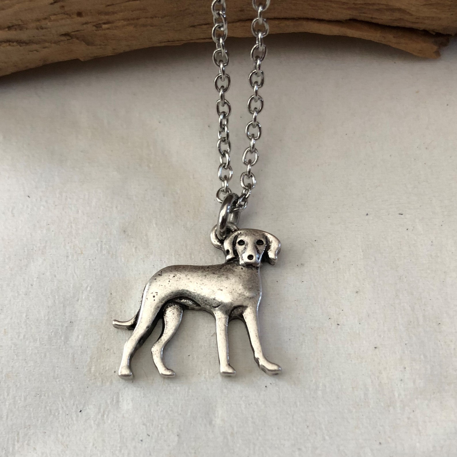 Hound Dog Necklace Hunting Dog Jewelry Greyhound Etsy