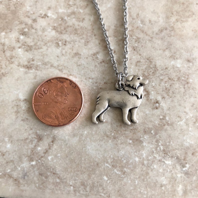 Border Collie Dog Necklace Farm Dog Breed Jewelry Gift for Etsy