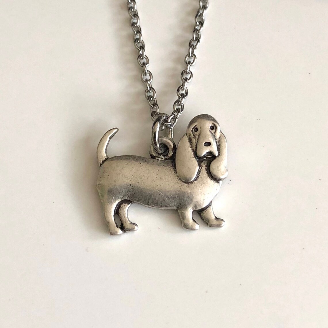 Basset Hound Dog Necklace Dog Breed Jewelry Gift for Dog Etsy