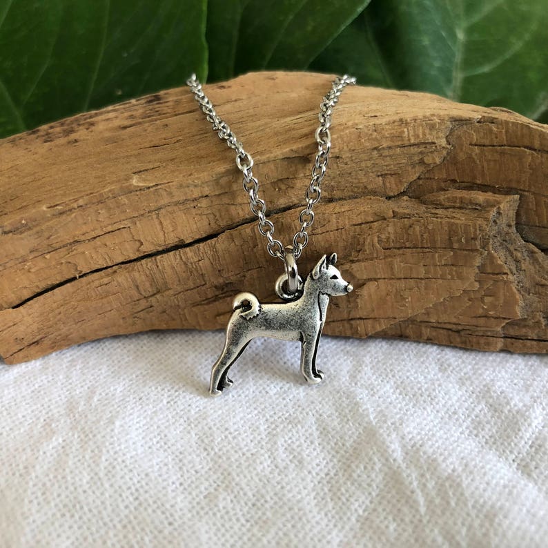 Basenji Dog Necklace Dog Breed Jewelry Gift for Dog Lover Etsy