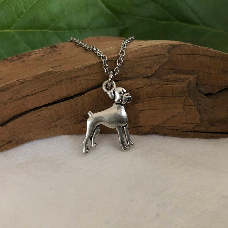 Boxer Dog Necklace Dog Breed Jewelry Gift for Dog Lover Etsy