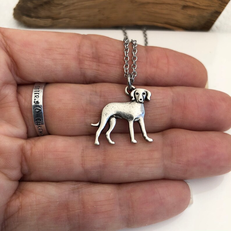 Hound Dog Necklace Hunting Dog Jewelry Greyhound Etsy