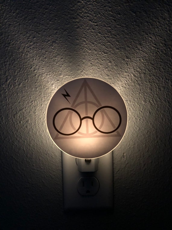 Night Light Harry Potter Deathly Hallows Glasses Scar