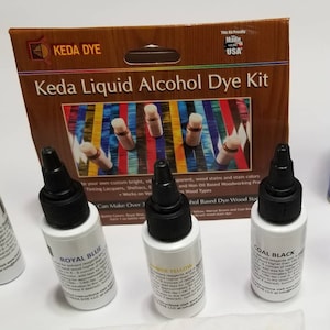 Keda Dye 5 Color Liquid Dye Kit Contains 5 Alcohol Dye Colors In One Easy To Use Kit