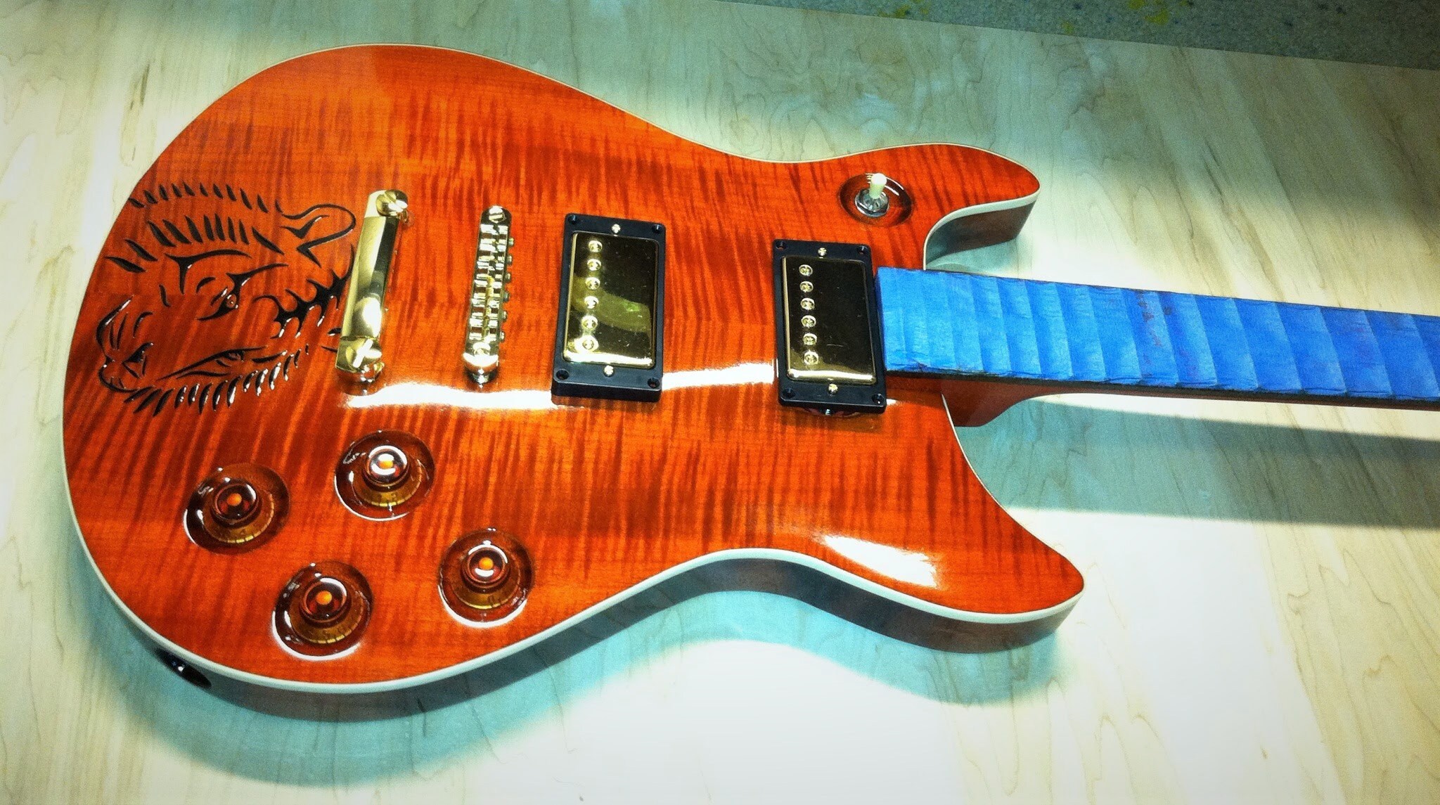 Keda Guitar Stain Has 5 Guitar Dye Colors in One Easy to Use Etsy Canada