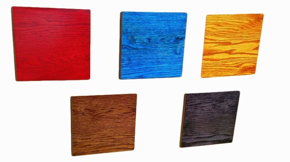Unique Oak Wood Stain Made By Coloring Wood Filler with Alcohol Wood Dye 