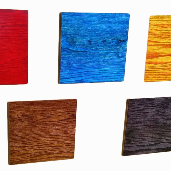 Tinte para madera con alcohol Keda que crea colores vibrantes.