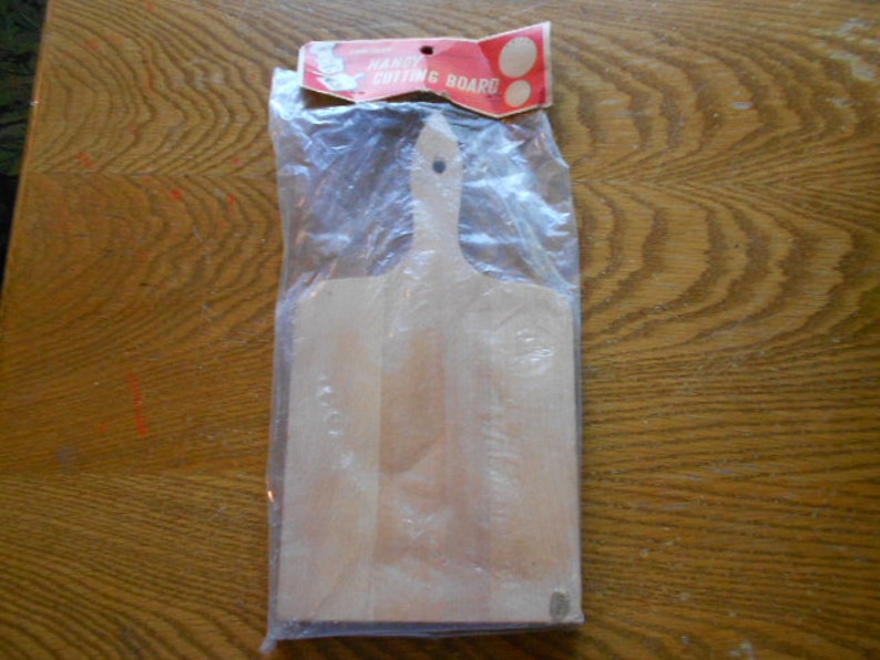 Vintage Sanitary Handy Cutting Board Hand Decorated in Original Package