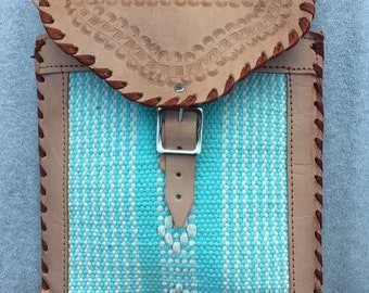 6\u201d x 3\u201d Zapotec hand woven merino wool wallet change purse with zipper approx