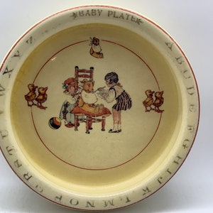 Antique ABC Baby Plate
