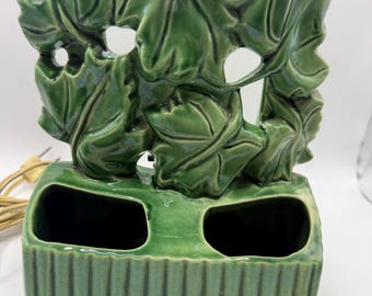 MCM TV Planter Lamp