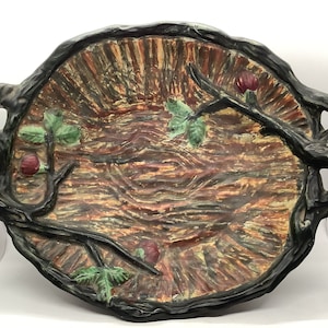 Weller Pottery Warwick Hand Painted Arts and Crafts Bowl