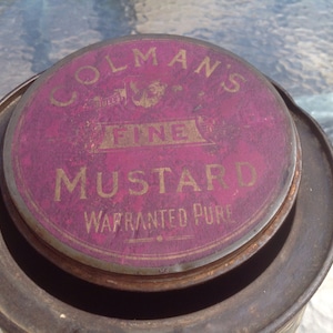 Coleman&#39;s Mustard Tin Bucket