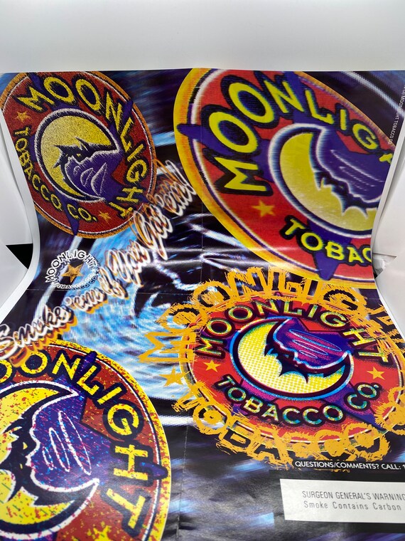 moonlight tobacco Moonlight Cigarettes Poster~smoke 'em If You Got 'em