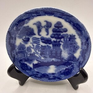 Blue Willow Butter Pat