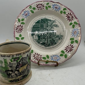 Victorian Child’s Plate and Cup