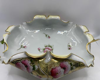 Nippon Handpainted Console Bowl