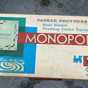 Vintage Monopoly Game
