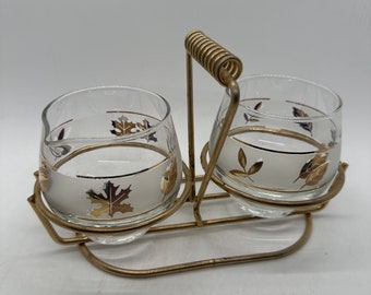 Libbey 2 Piece Condiment Set in Holder