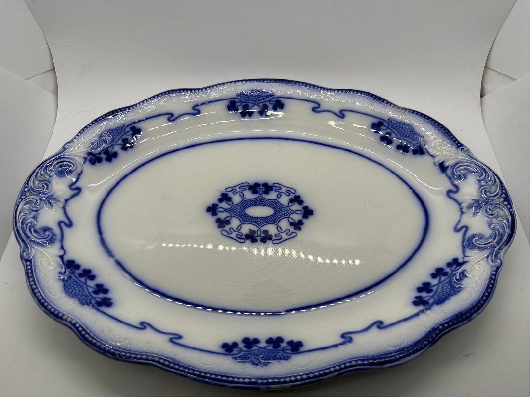 Flow Blue Platter~ Lorne Pattern - Etsy