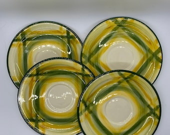 Set of 4  Vernonware Saucers