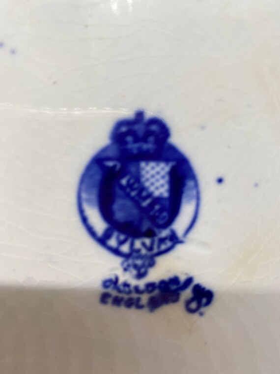 Flow Blue Salad Plate Sylvia ** - Etsy