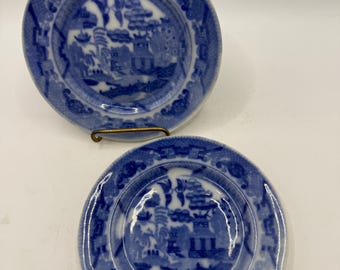 Blue Willow Childs Plates~set of two
