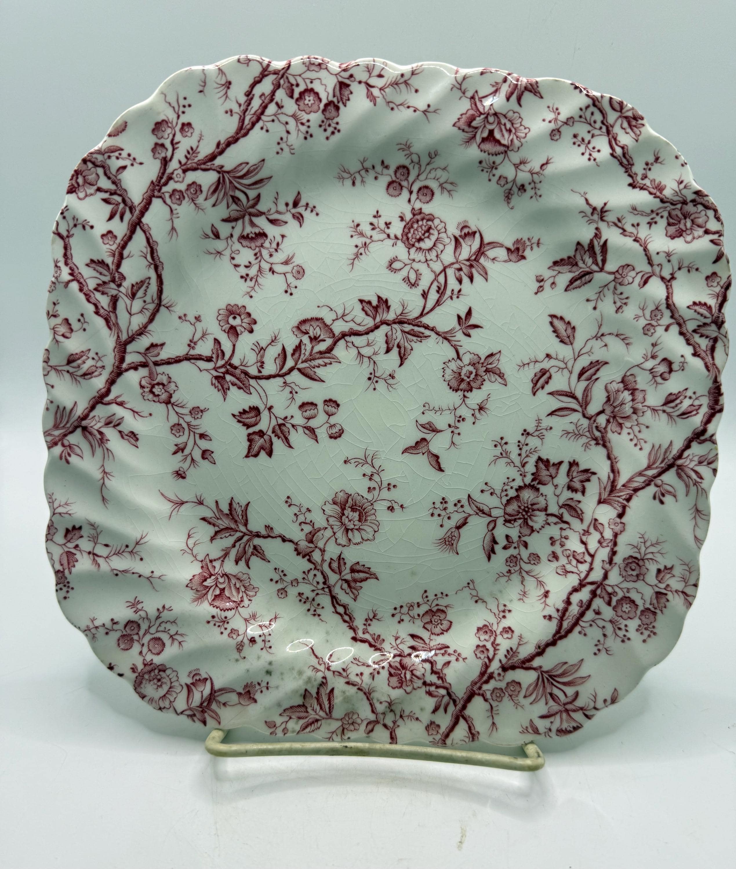 Antique Transferware Red - Etsy
