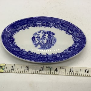Blue Willow Small China Tray/Platter