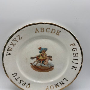 Child’s/Baby Alphabet Plate