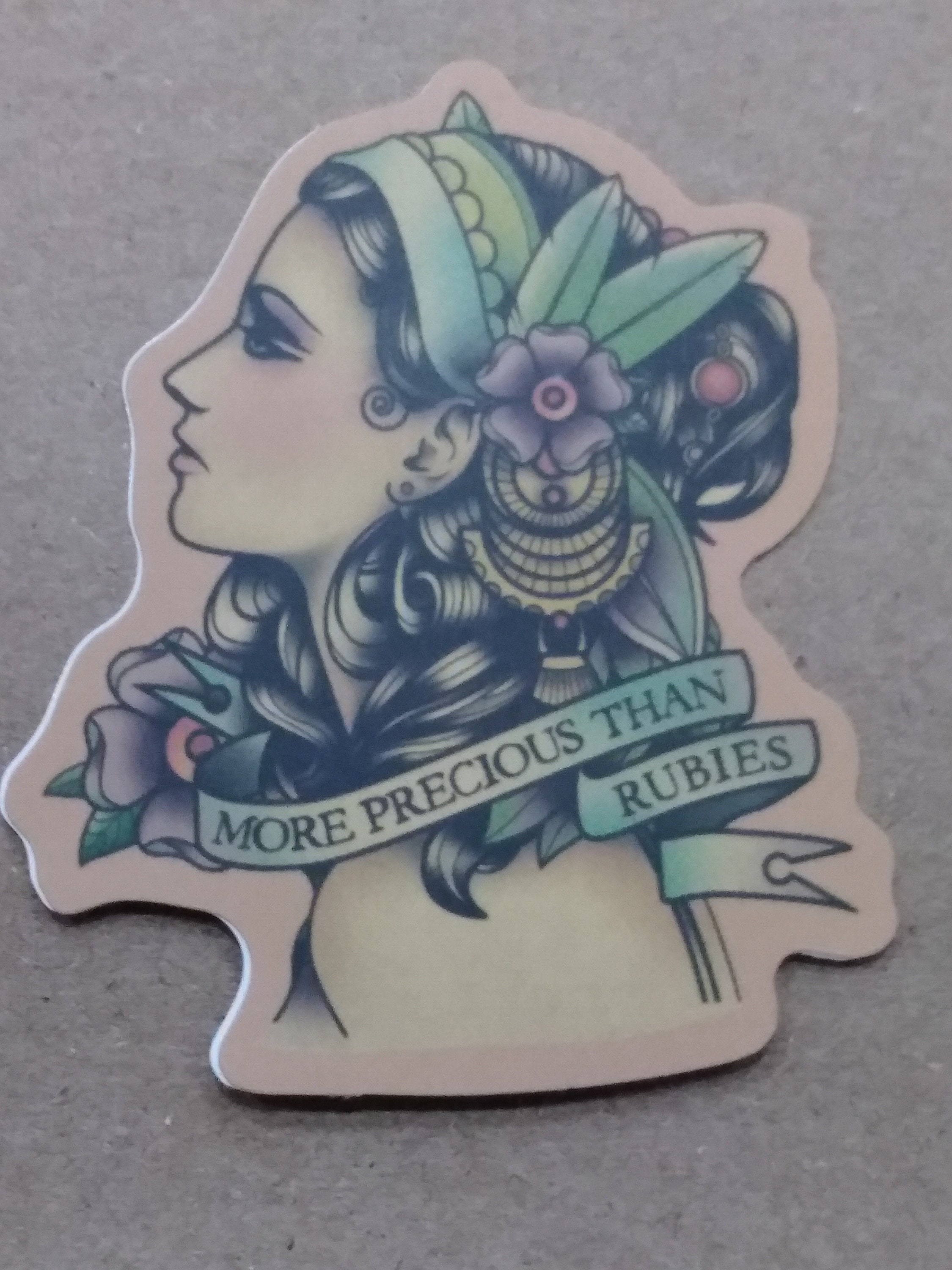 Vintage Pin Up Style Tattoo Stickers 50 Pack Etsy