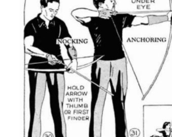 Archery Bow Plans Vintage Build Your Own
