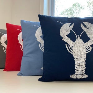 Cape Cod  lobster pillow cover