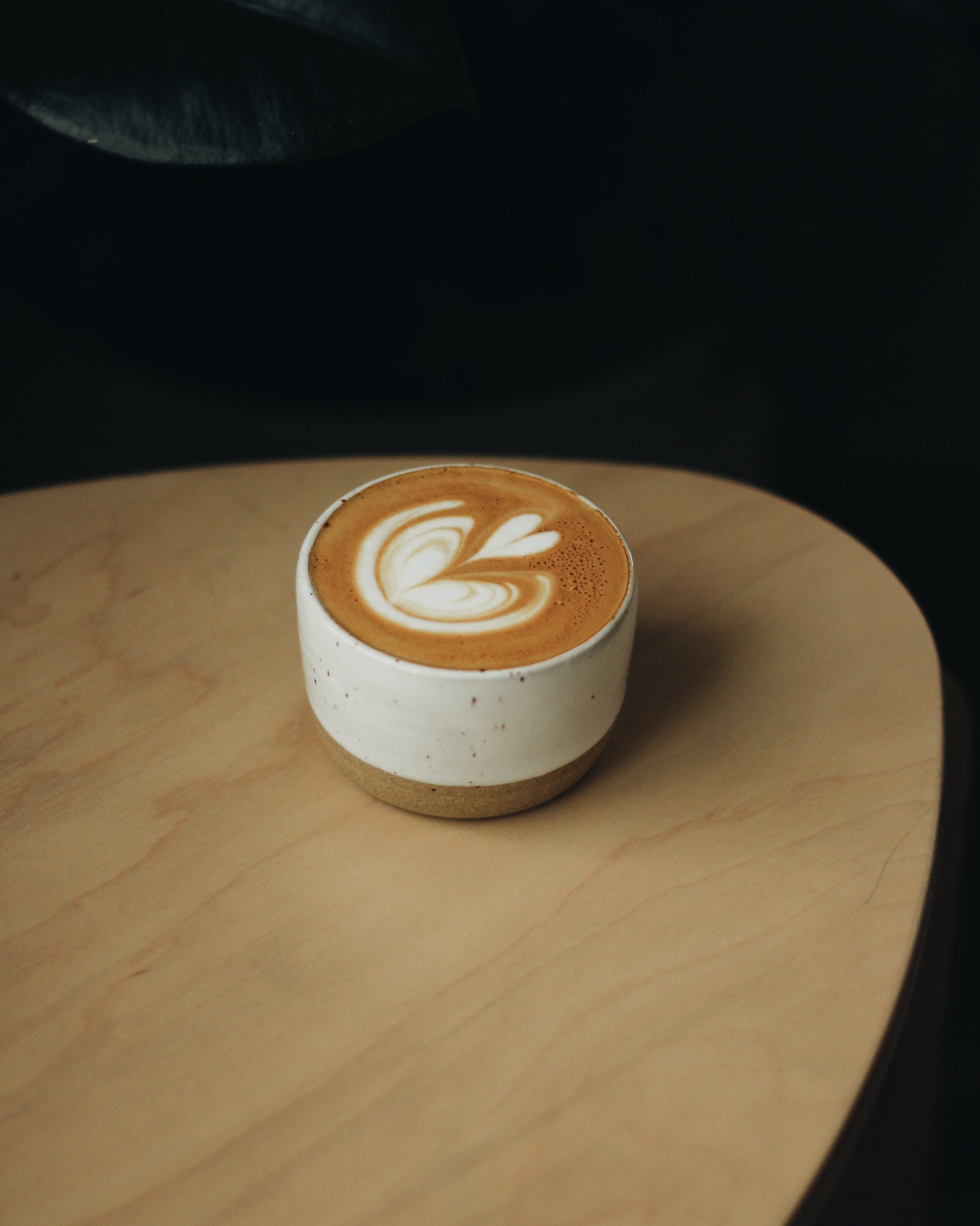 Speckled White Ceramic Espresso Cup Tumbler With Pour Spout Demitasse Cup  Espresso Shot Coffee Shot Glass Handmade Dpottery 