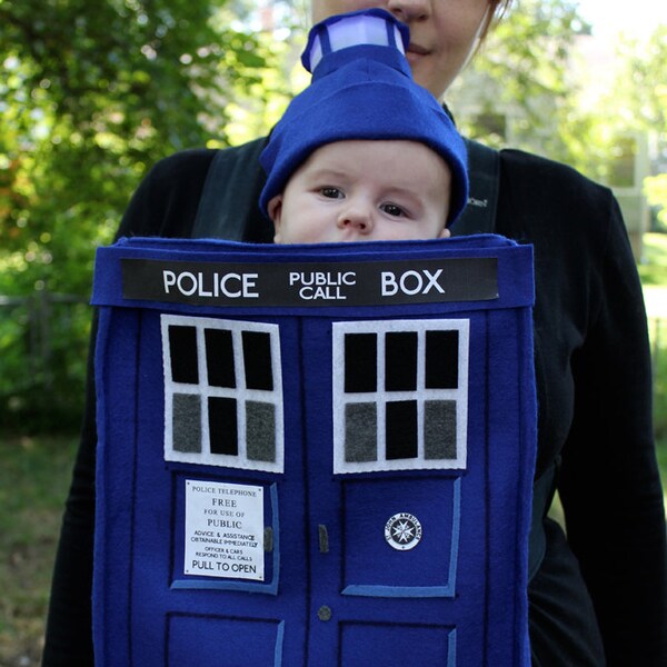 Doctor Who TARDIS Baby Costume PDF Pattern