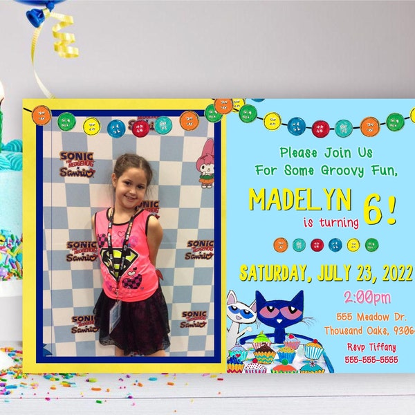 Pete the Cat Birthday - Etsy