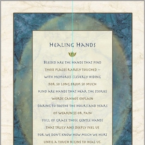 HEALING HANDS, by Terah Cox (Healer, massage therapist poem)