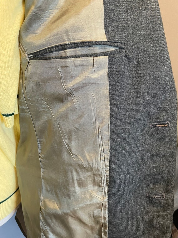 Levi's Panatela Men's 2 Button Blazer in Gray/Blu… - image 9