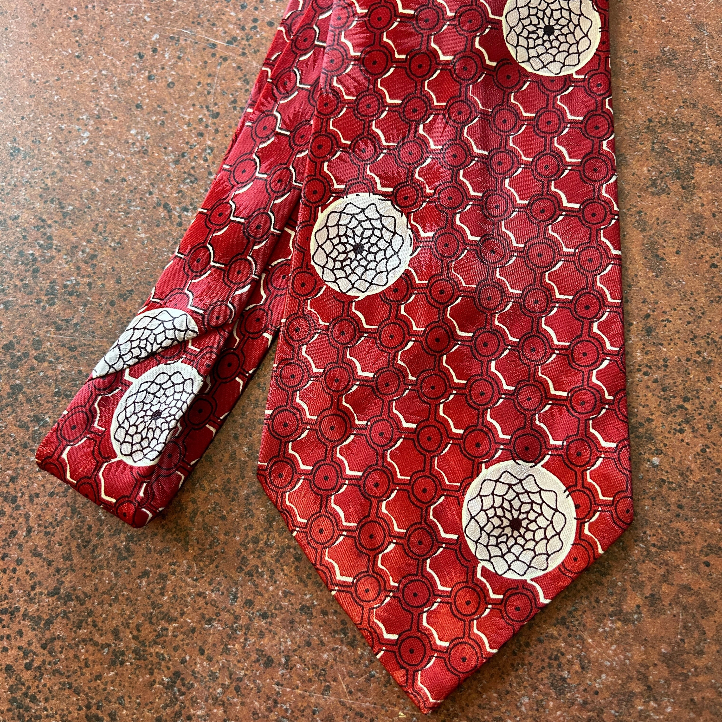 Vintage Spider Web Tie - Etsy