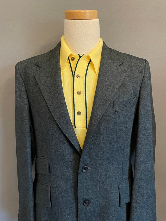 Levi's Panatela Men's 2 Button Blazer in Gray/Blu… - image 1