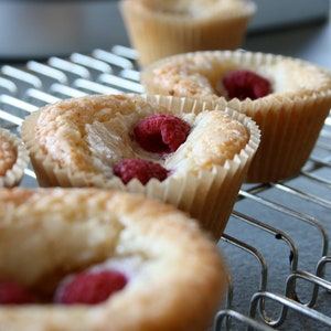 Almond Cakes with Coconut and Raspberries 6 pcs image 2