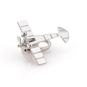 19942 - Charm coleccionable de avión en oro blanco de 18 k de Cartier