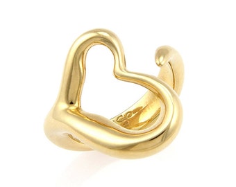 TIFFANY & Co. #13 ティファニー Elsa Peretti Open Heart Ring
