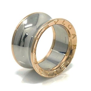 24185 Bvlgari B.zero1 Anish Kapoor 18k Rose Gold Steel Band