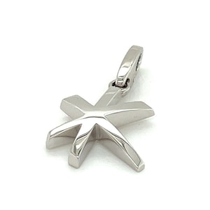 26087 - Cartier 18k White Gold Star Charm Pendant