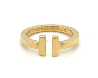 26271 - Tiffany & Co. T Square 18k Yellow Gold 2.5mm Wide