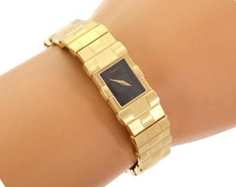 23956 - Piaget Polo 18k Yellow Gold Ladies Quartz Wrist Watch 15281