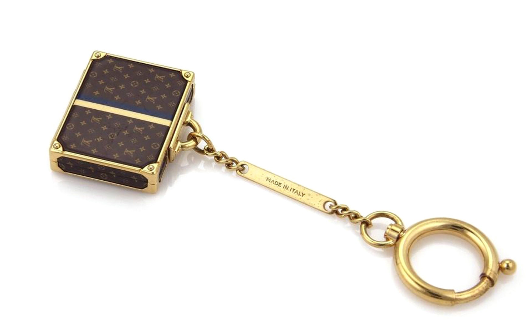 Louis Vuitton Monogram Alzer Bag Charm With Mirror Key Ring 