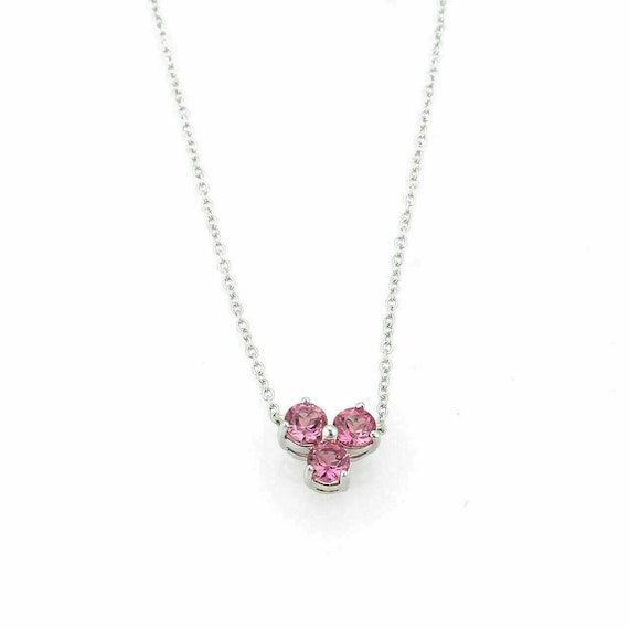 Aria Pink Tourmaline 18k White 